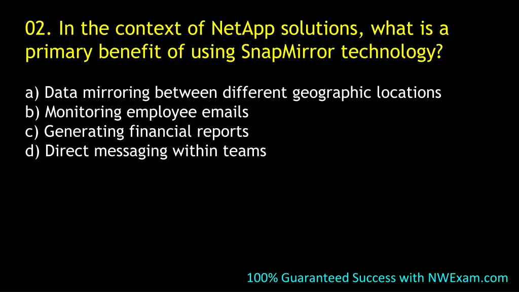 02 in the context of netapp solutions what