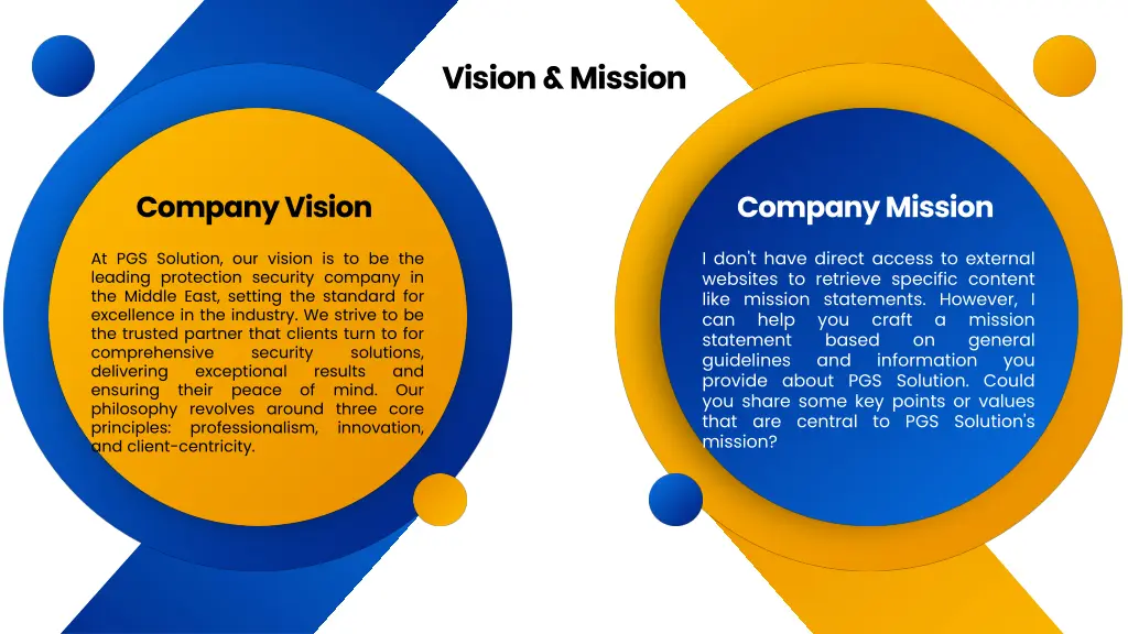 vision mission