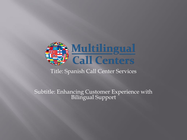 title spanish call center services