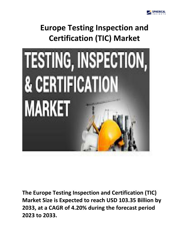 europe testing inspection and certification