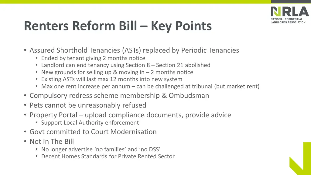 renters reform bill key points