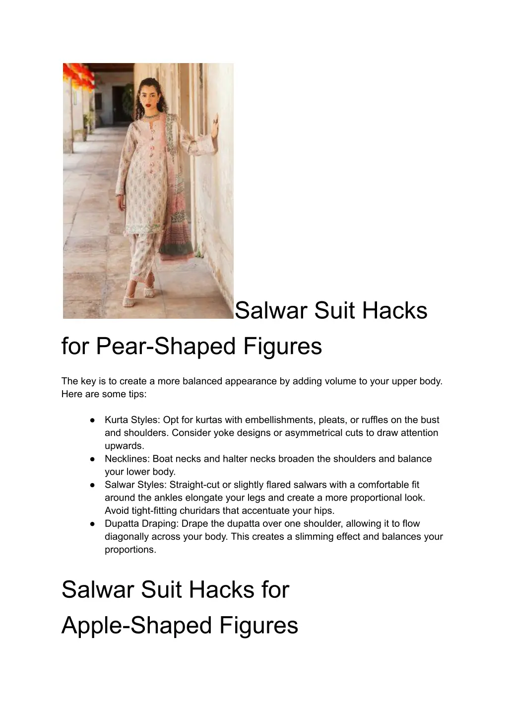 salwar suit hacks