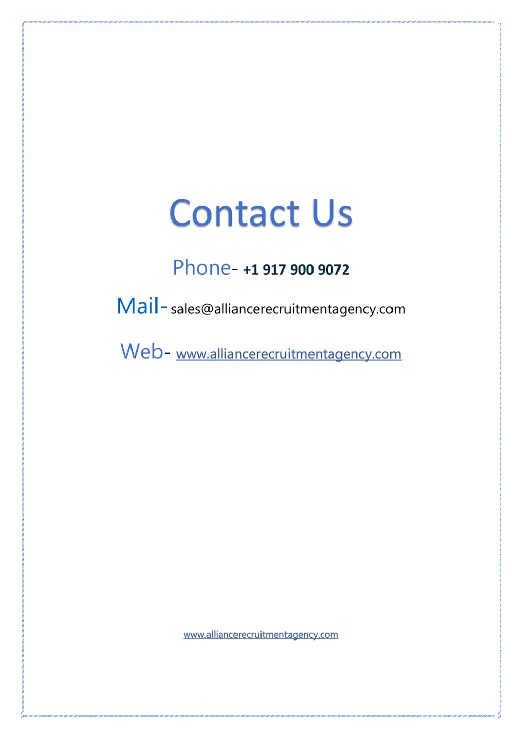 contact us phone 1 917 900 9072 mail