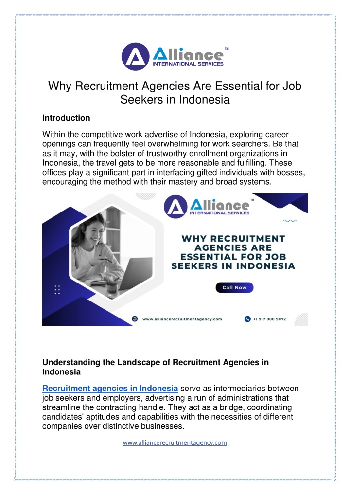 why recruitment agencies are essential