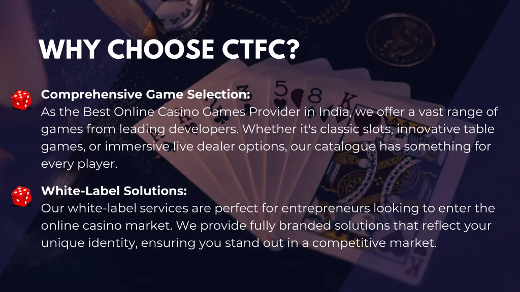 why choose ctfc