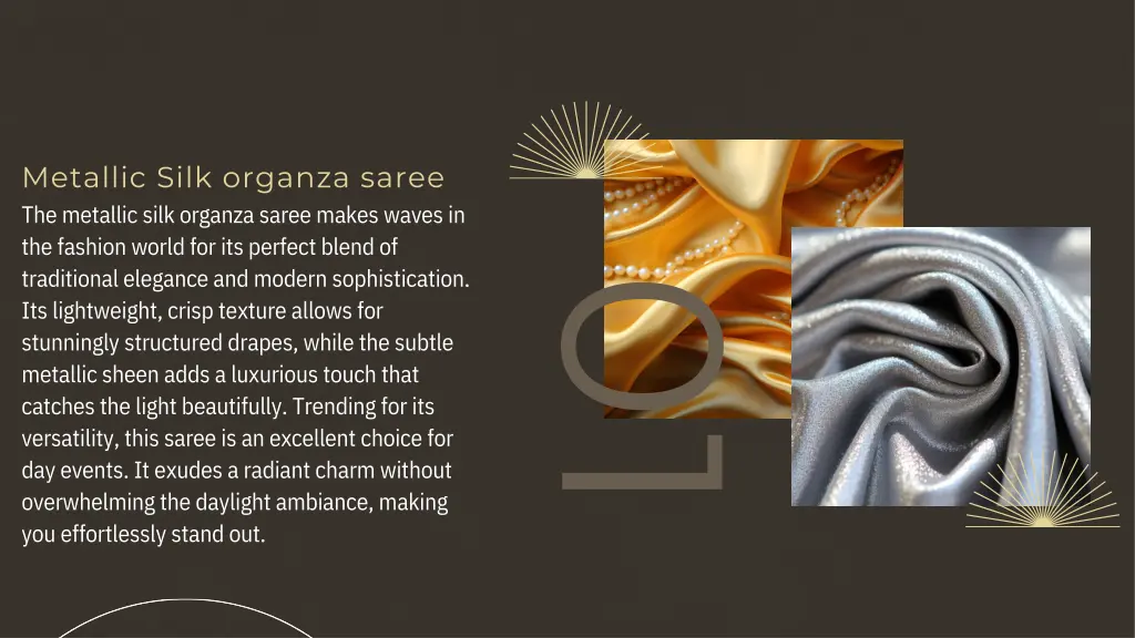 metallic silk organza saree the metallic silk