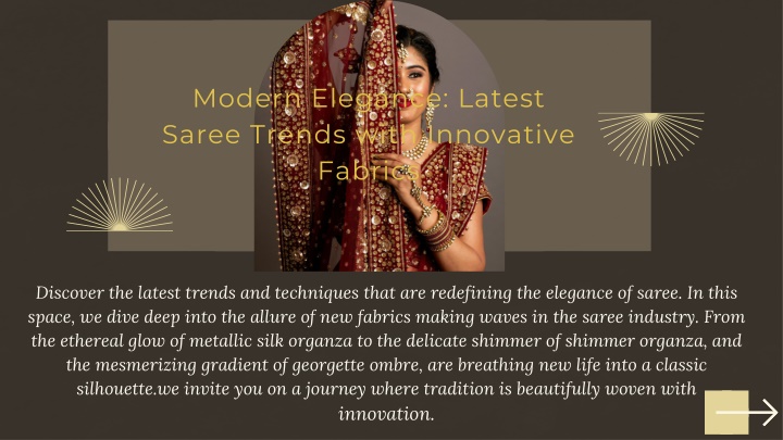modern elegance latest saree trends with