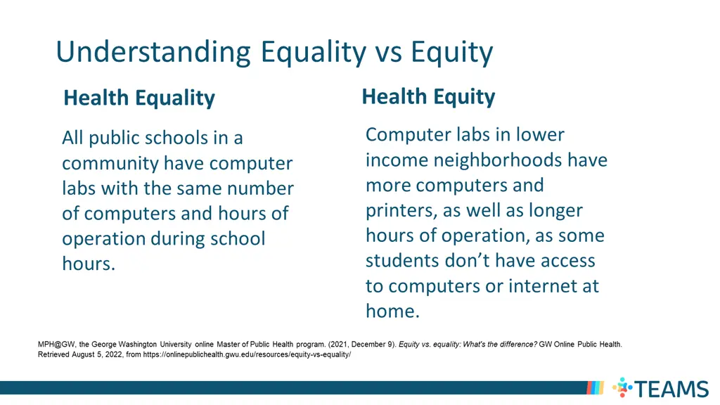 understanding equality vs equity