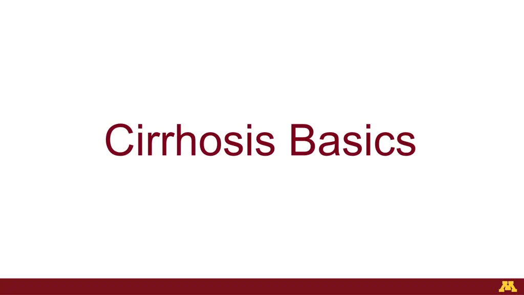 cirrhosis basics