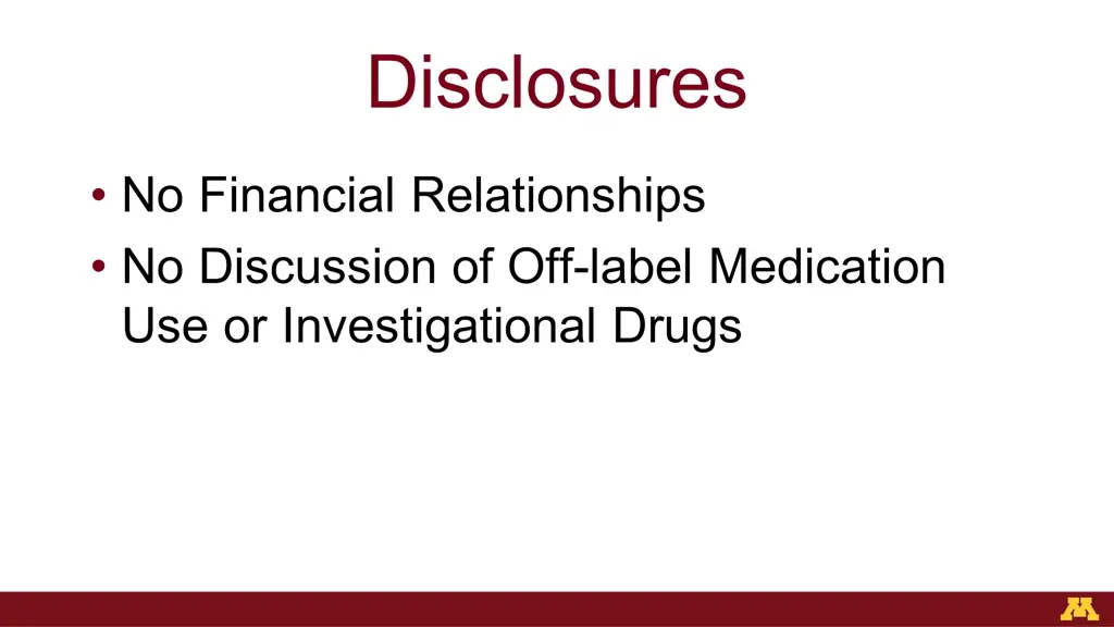 disclosures