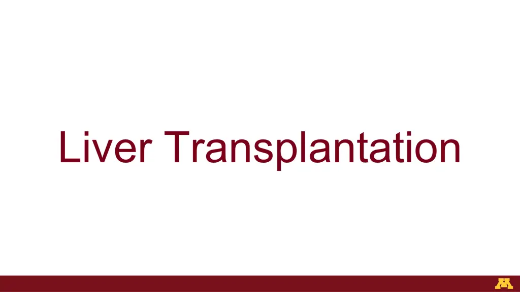 liver transplantation