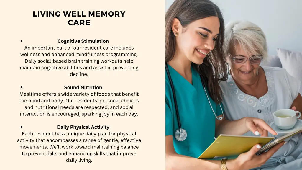 living well memory care