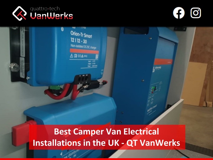 best camper van electrical installations