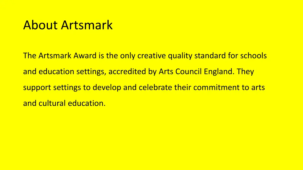 about artsmark