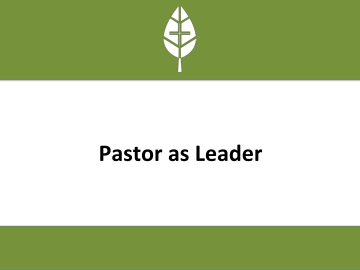 pastor as leader