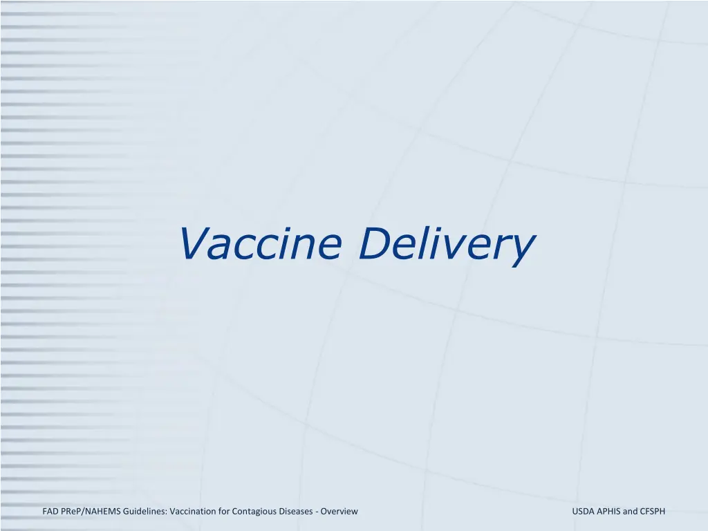 vaccine delivery