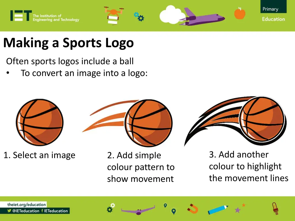 making a sports logo