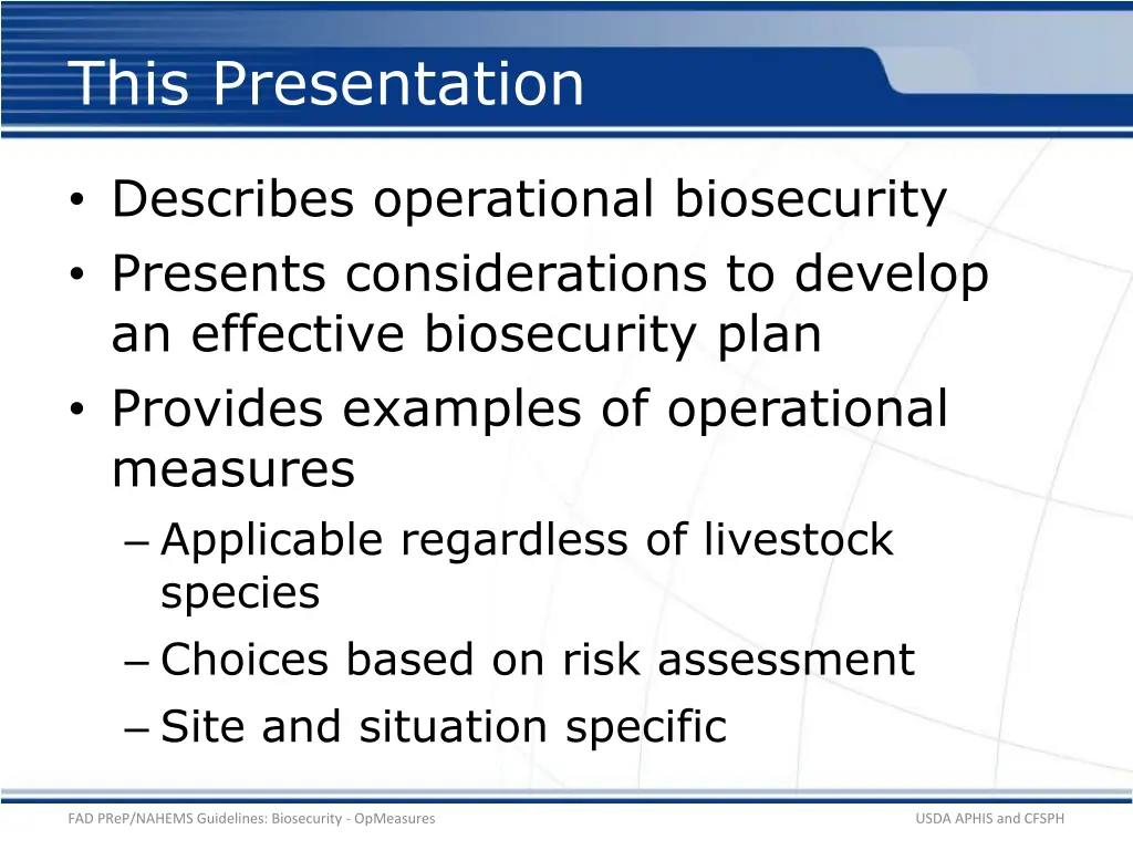 this presentation