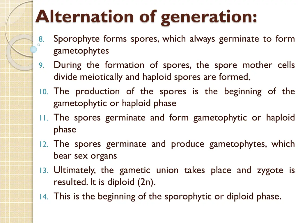 alternation of generation