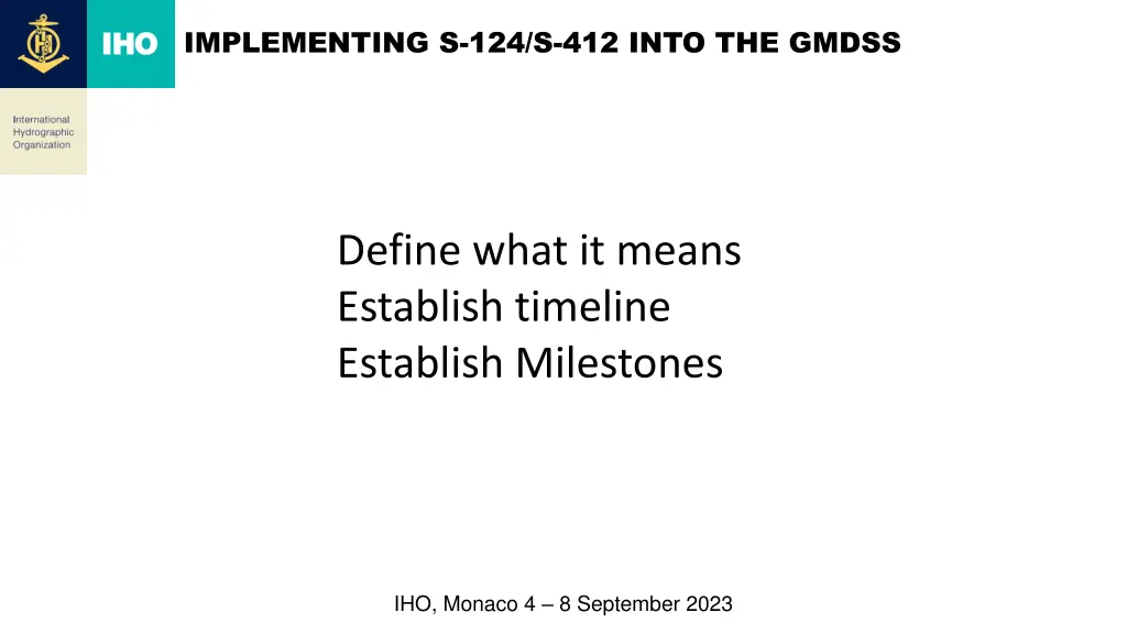 implementing s 124 s 412 into the gmdss