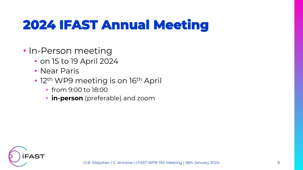 2024 ifast annual meeting 2024 ifast annual