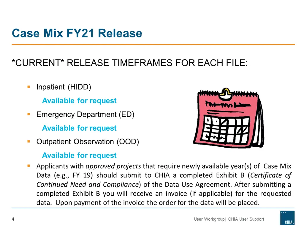 case mix fy21 release