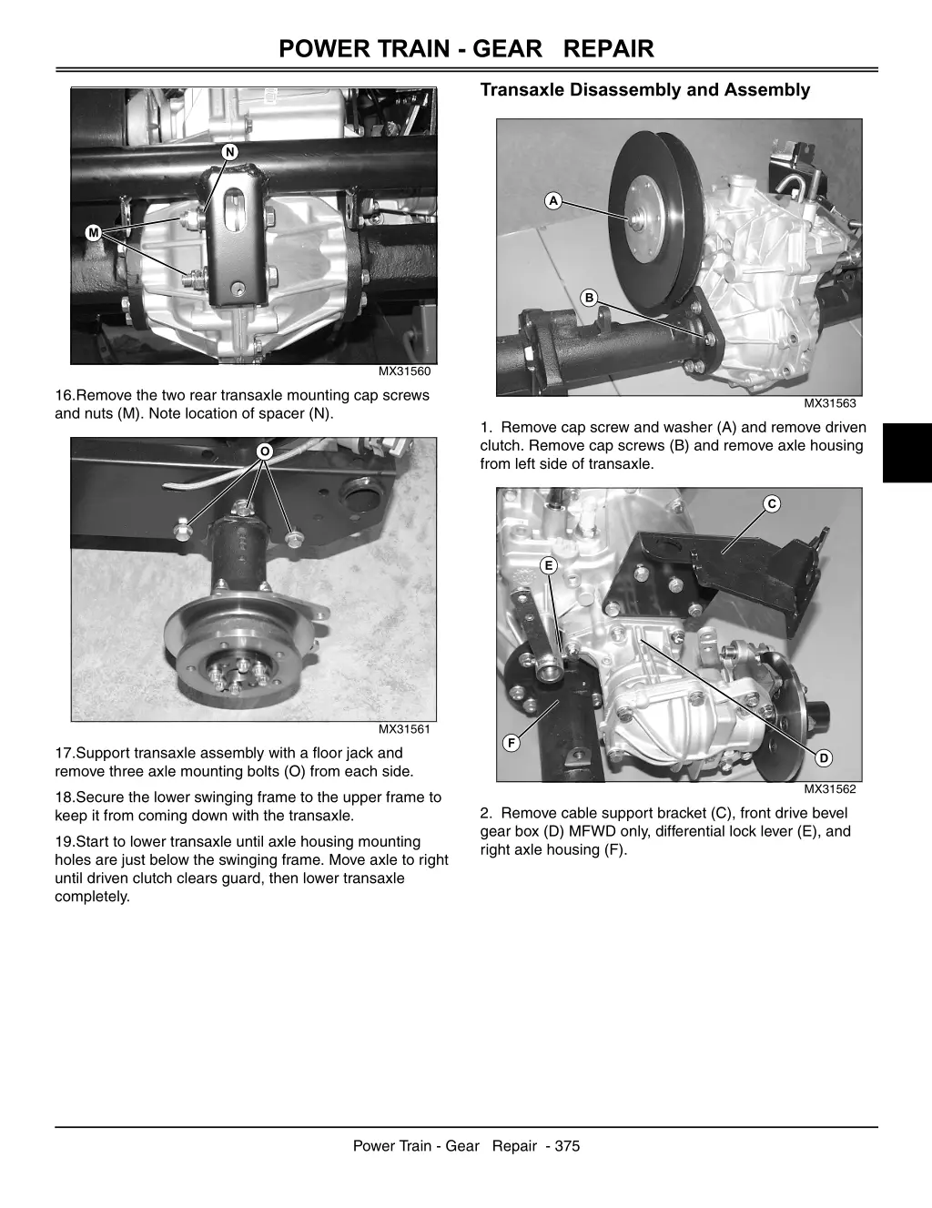 power train gear repair 4