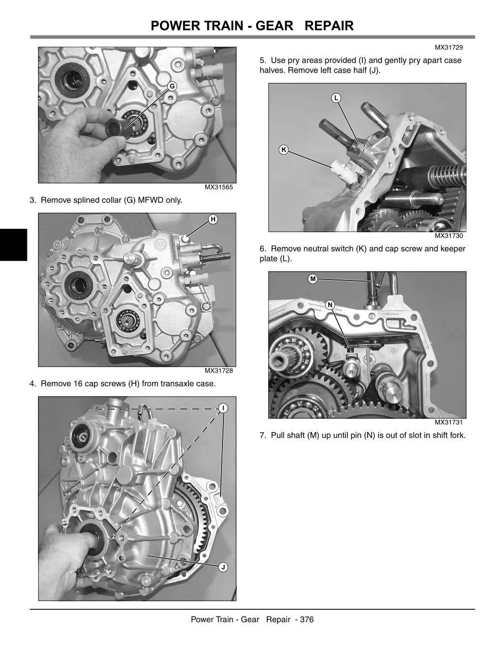 power train gear repair 5