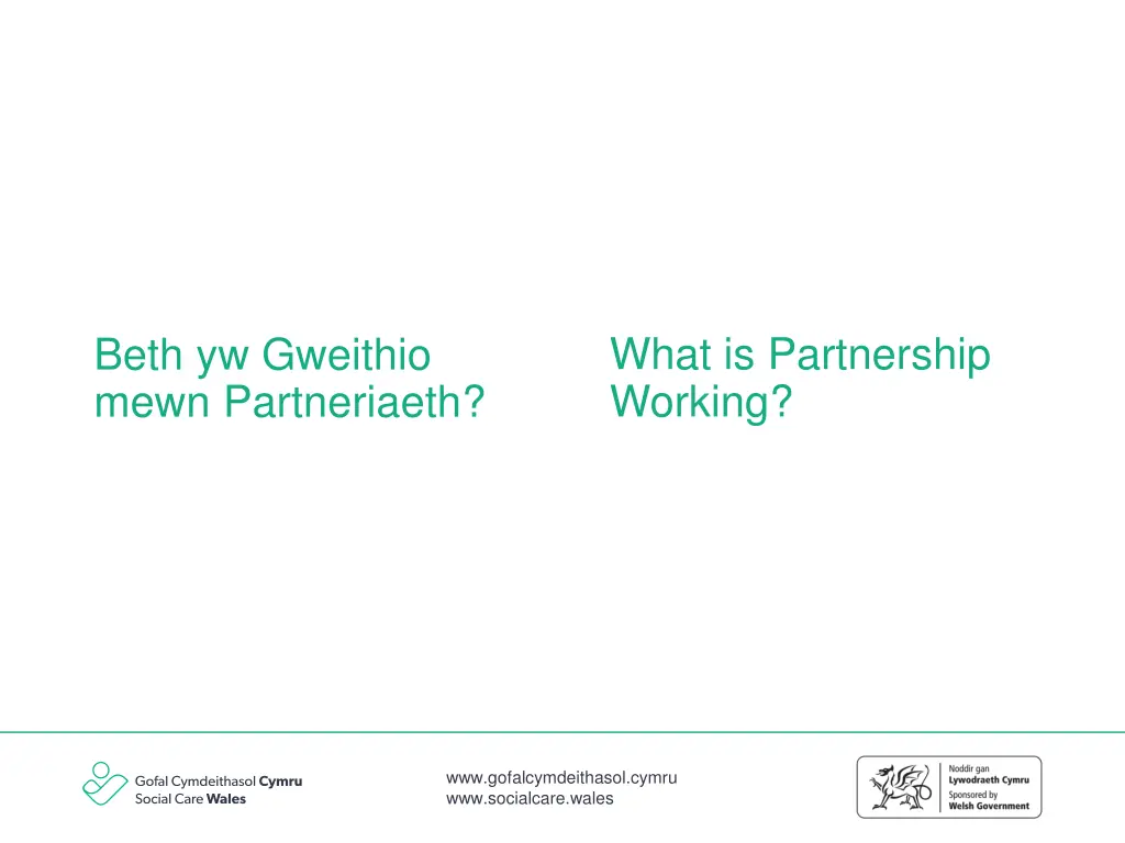 what is partnership working