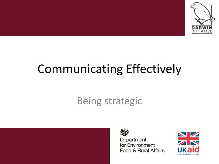 communicating effectively