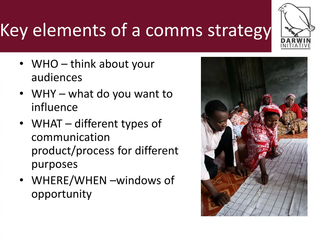 key elements of a comms strategy