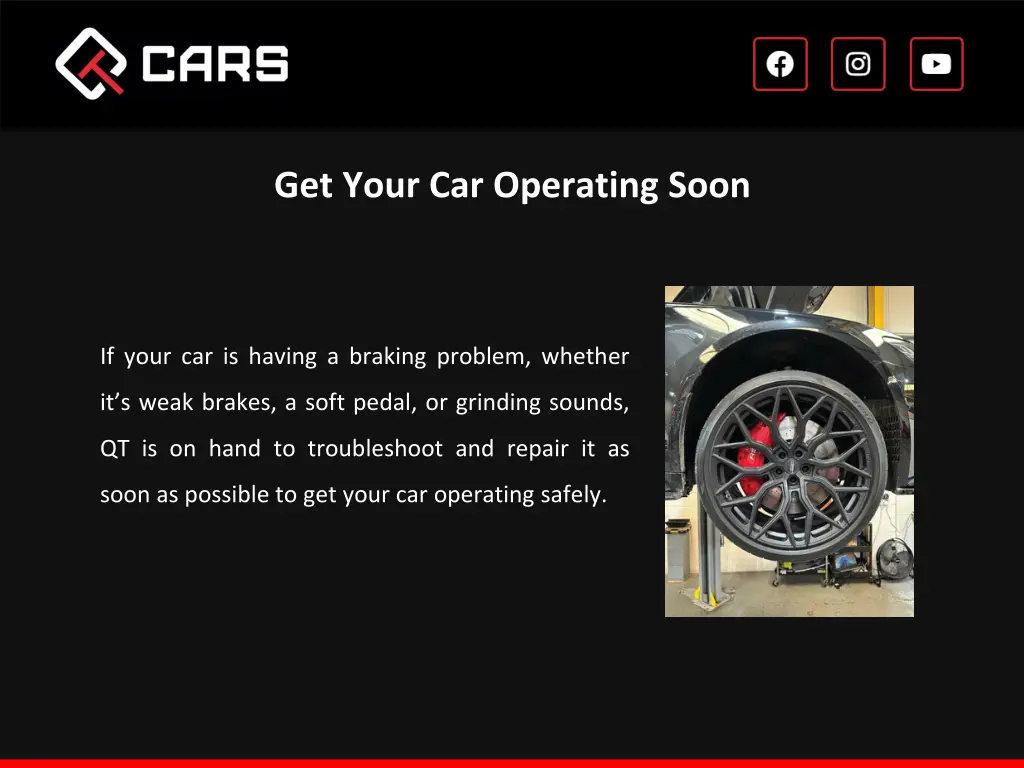 get your car operating soon