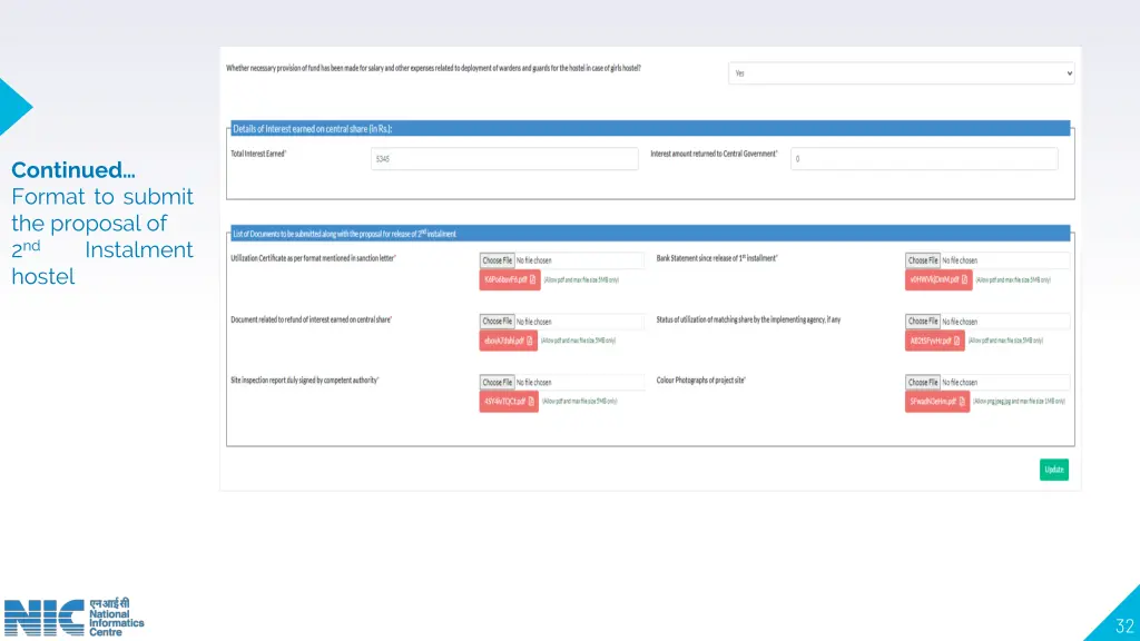 continued format to submit the proposal 2