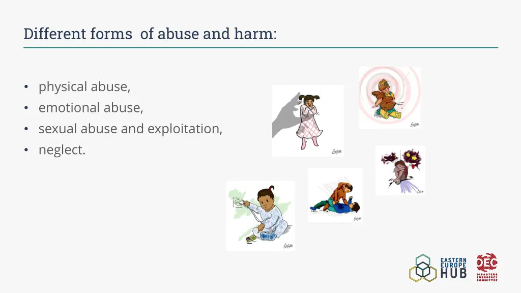 different forms of abuse and harm