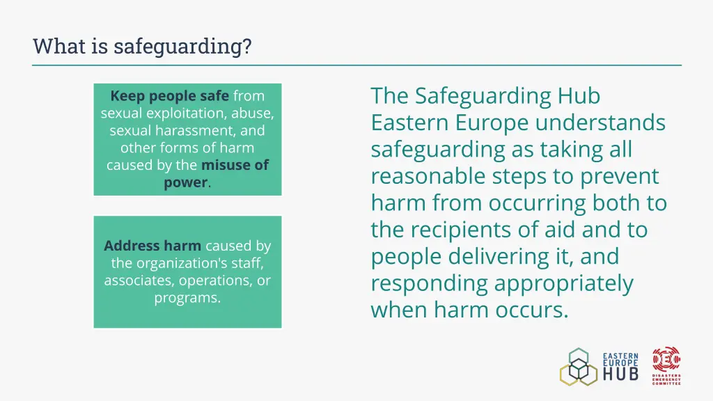 what is safeguarding