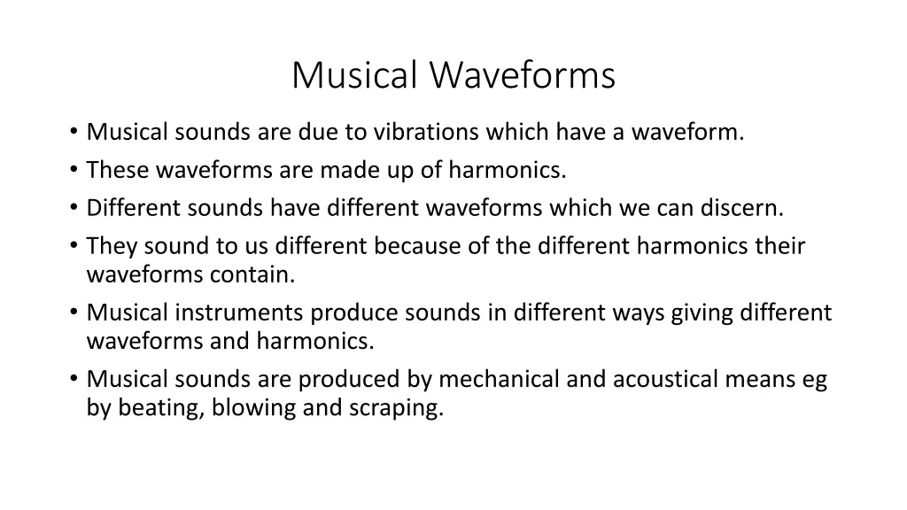 musical waveforms