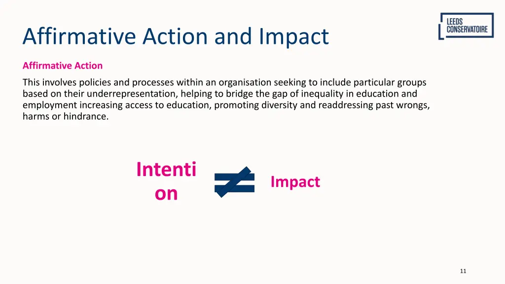 affirmative action and impact