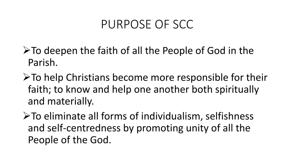 purpose of scc