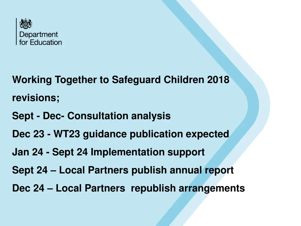 working together to safeguard children 2018