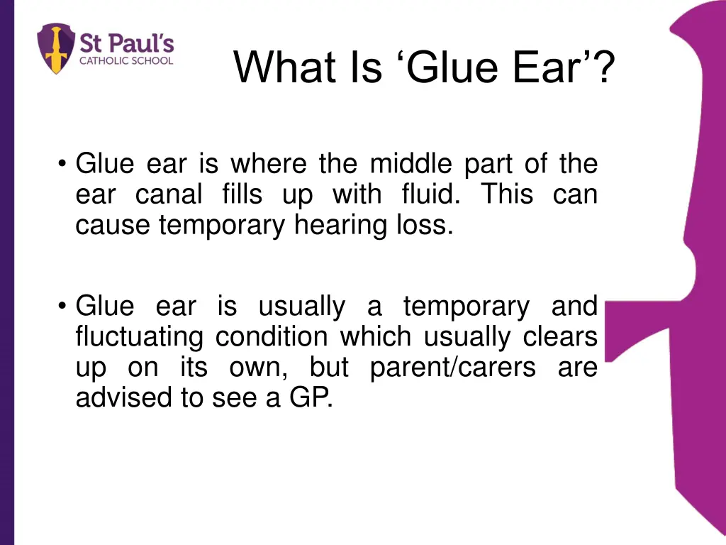 what is glue ear