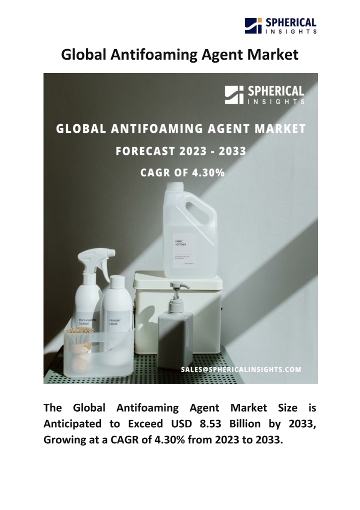 global antifoaming agent market