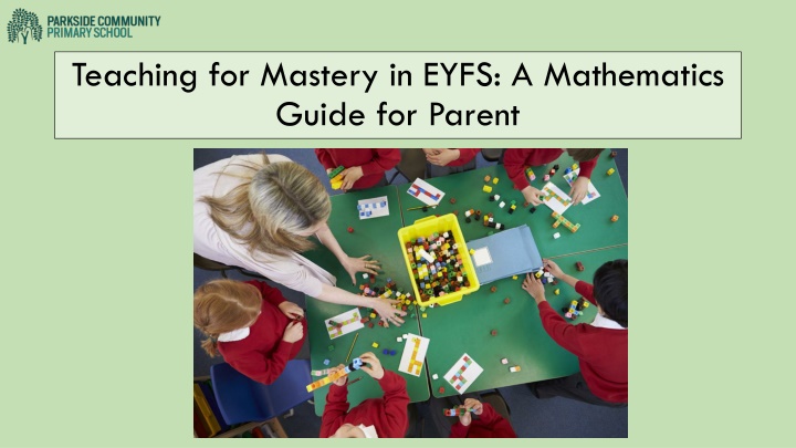 teaching for mastery in eyfs a mathematics guide