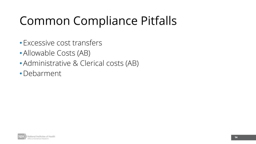 common compliance pitfalls