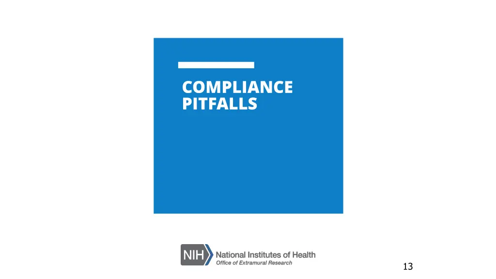 compliance pitfalls