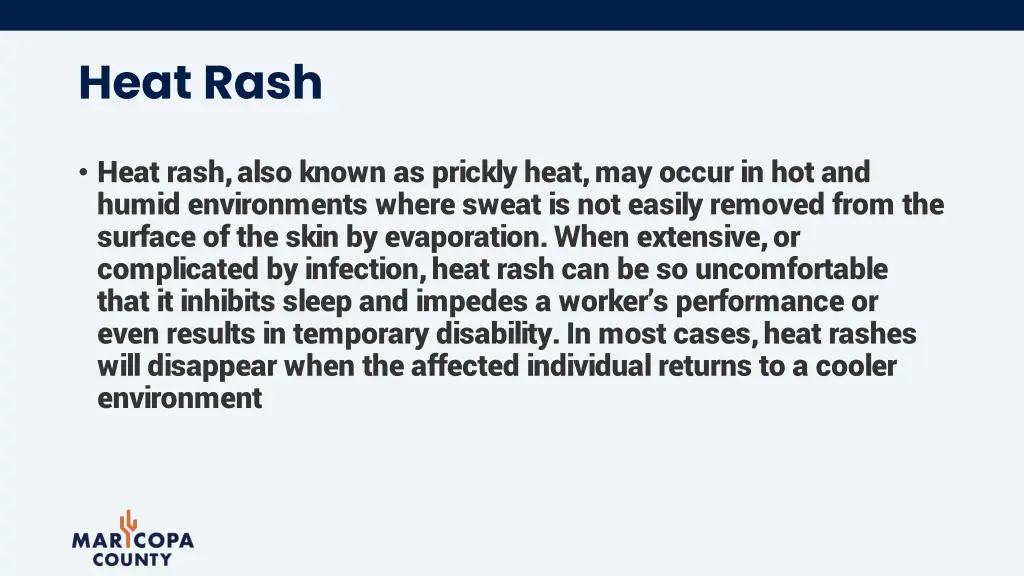 heat rash