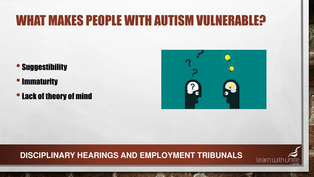 what makes people with autism vulnerable 7