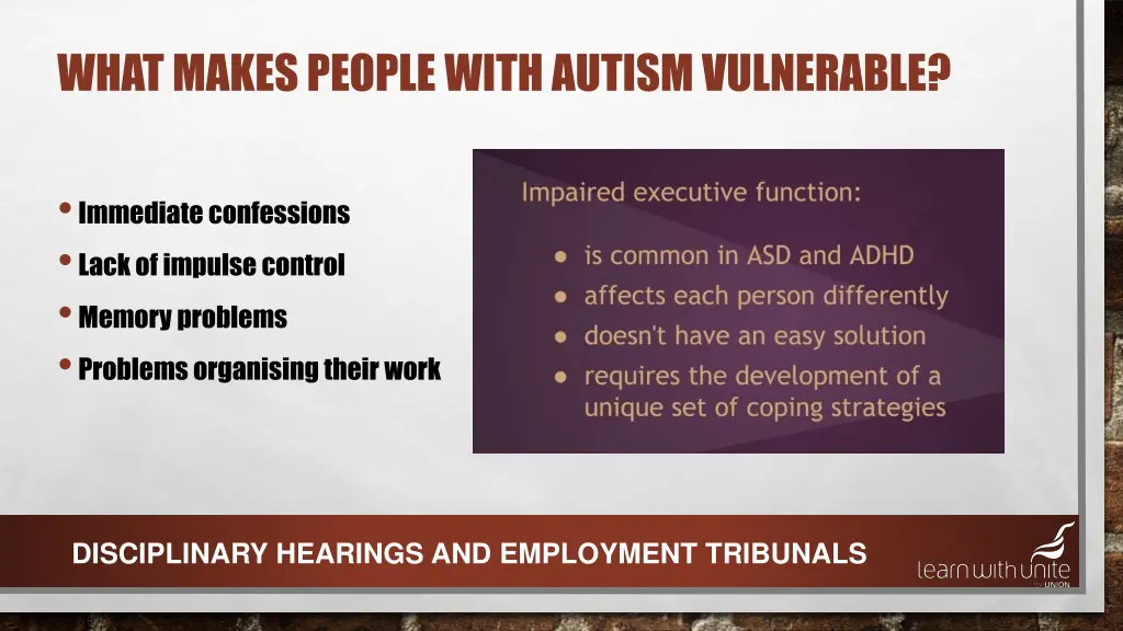 what makes people with autism vulnerable 8