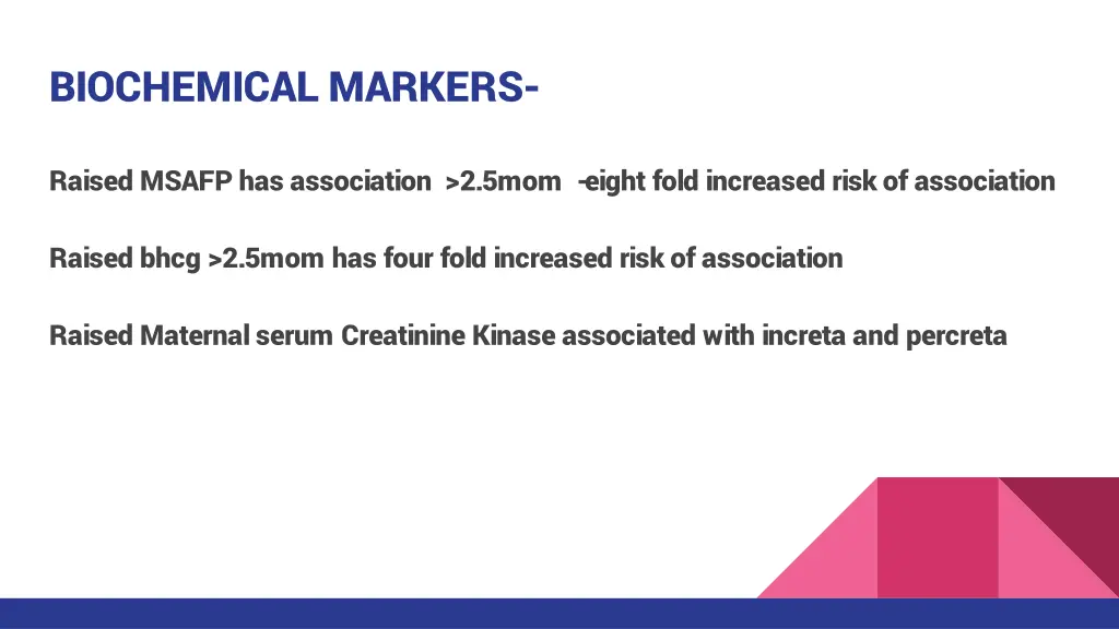 biochemical markers