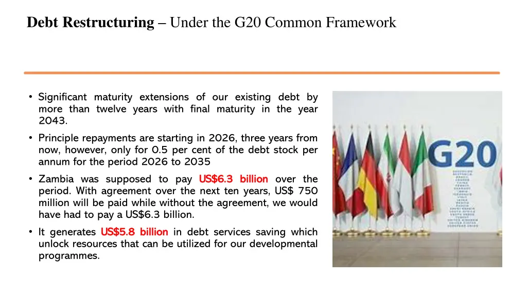 debt restructuring under the g20 common framework 1