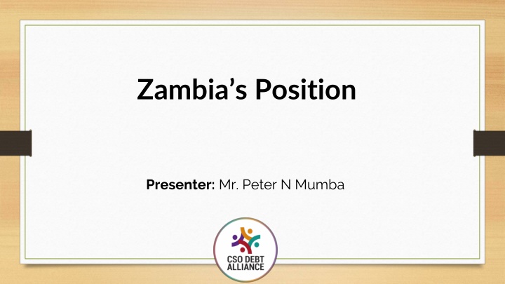 zambia s position